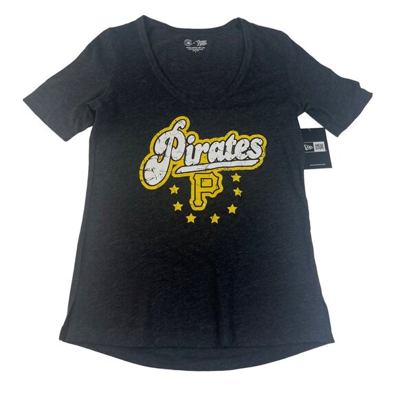 Pittsburgh Pirates TShirt Womens Small Gray MLB Fanwear New - Picture 1 of 9